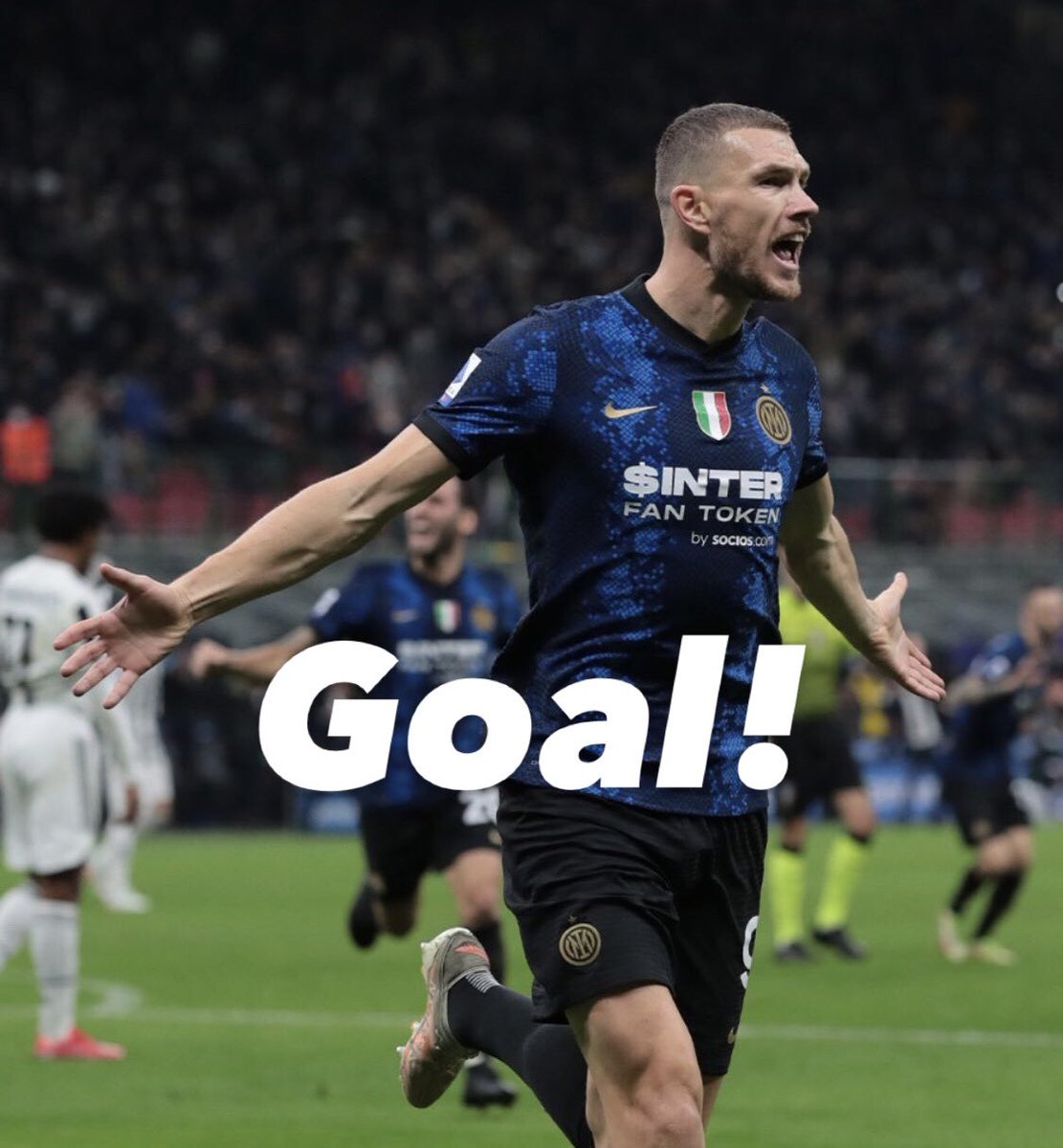 Attalanta_FC's tweet photo. Goooal!! @EdDzeko ⚽️ https://t.co/pJfe36QFwX