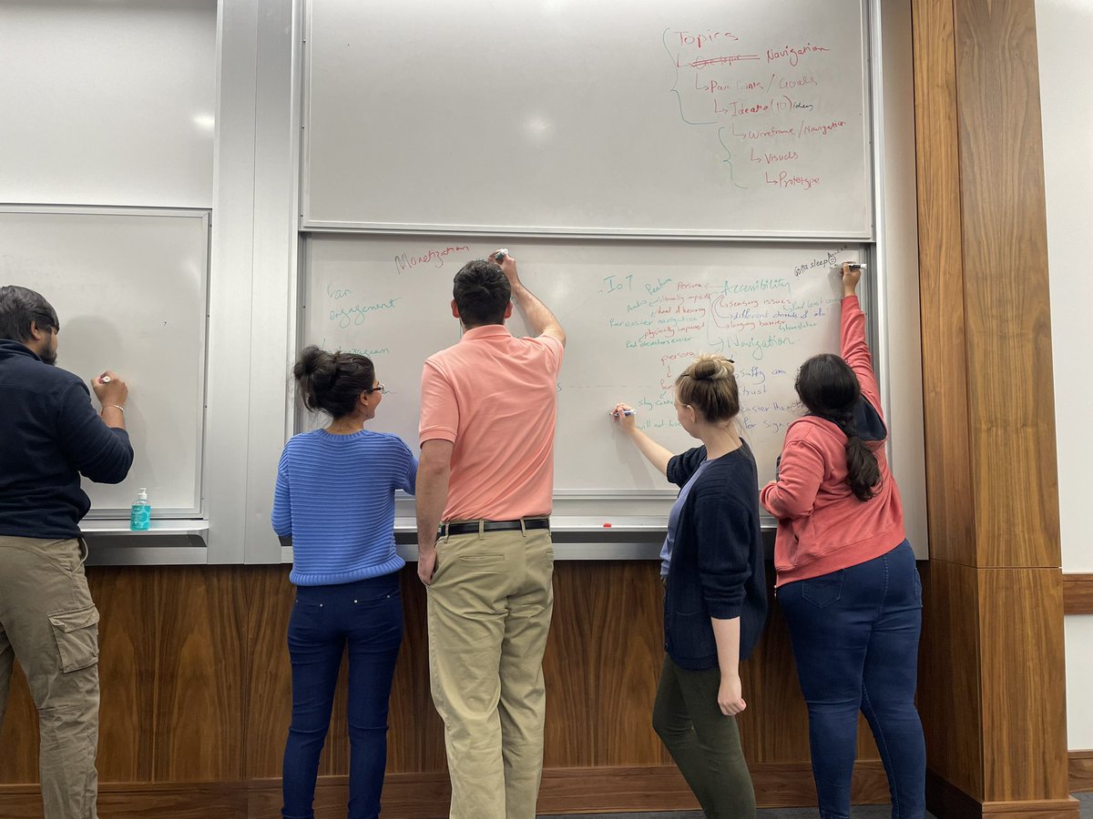 SarahNikkhah's tweet photo. Whiteboards are never enough!
@HinalKiri #5GSportsHack #ideationphase https://t.co/1cuKkdutcg