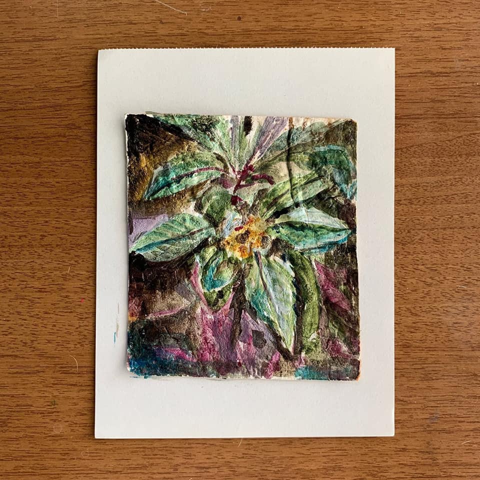efrenjo's tweet photo. Hace tiempo jugamos con la idea de usar el micelio como un lienzo para el arte. Hoy con mucho gusto les compartimos que la artista Tetei Cornejo nos ha honrado con plasmar su arte en él convirtiéndose así en la primera persona en México, en pintar sobre micelio puro. https://t.co/S1LAhAmSZT