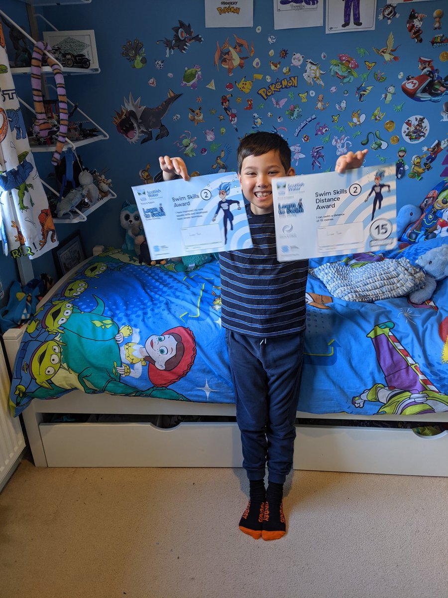 AlisonYim's tweet photo. @WoodheadPrimary Achievement wall time - Luke has completed swim skills 2! https://t.co/qp6PHQMrwp