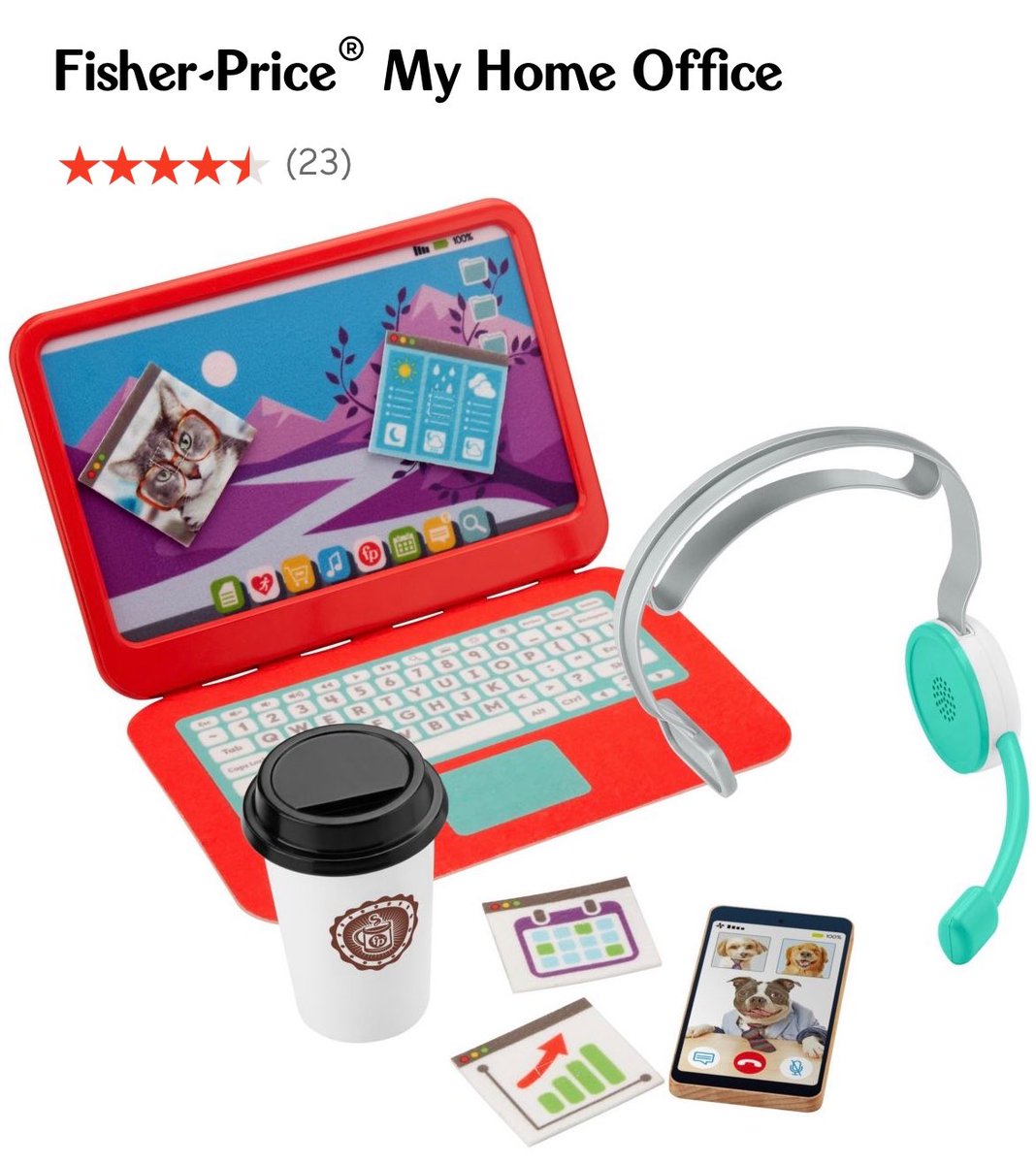 Hi <a href="/FisherPrice/">Fisher-Price®</a> - My girls and I would like to formally request a My Podcast Playset to go with the My Home Office Playset shown here. They have lots of opinions to share after polishing off the pretend latte. Thanks in advance!