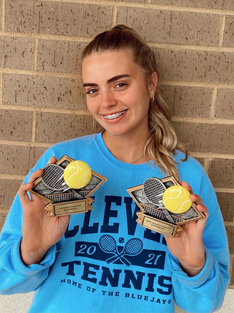 ruthiembrown's tweet photo. Finished my last tennis season with an undefeated singles record and was awarded MVP and Leadership awards! Couldn’t have asked for a better season! https://t.co/IEqD4aO0QN