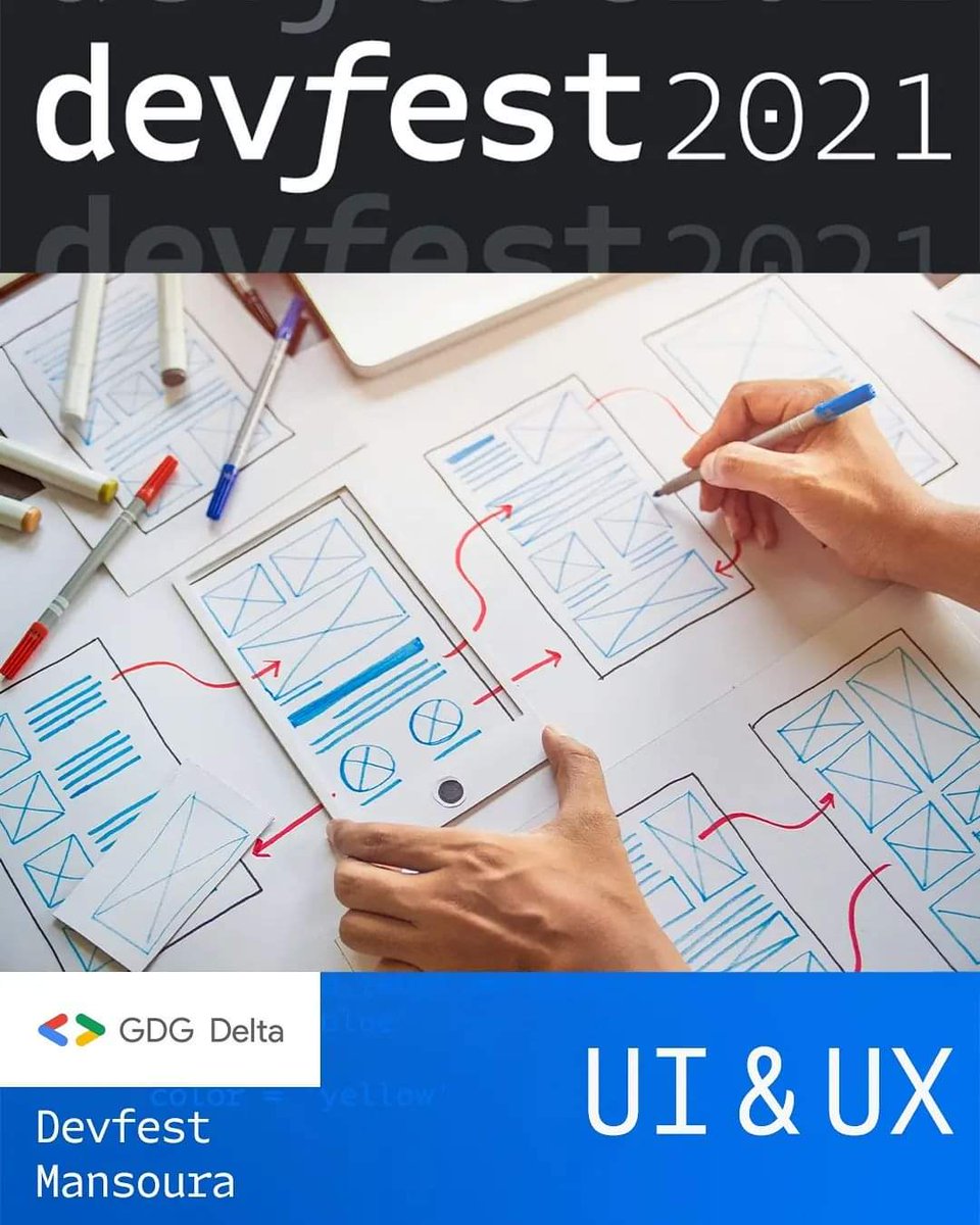 GDG_Delta's tweet photo. كتير ميعرفش يعني ايه UI و UX
و مين فيهم الاهم ؟...
و لا الاثنين مهمين ؟...
بالتاكيد الاثنين مهمين لان كل واحد فيهم بيخدم التاني .
فلو الابلكيشن اللي بتستخدمه شكله حلو بس مش سهل في الاستخدام اكيد هتخليك مضايق و لو سهل بس شكله وحش بردو هيخليك مضايق
#Material_Design
#DevFest_2021 https://t.co/vDHtWxpvko