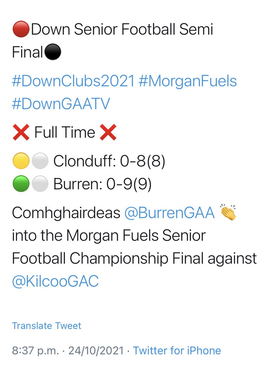 CaitMhicNaois's tweet photo. Not that we need, or ever get, any support from @OfficialDownGAA but, as a committee, are they not even slightly red faced at this persistent pettiness coming out of their social media? Comhghairdeas le @KilcooGAC 10ú cluiche ceannais ina dhiaidh a chéile 👏🏻 🖤🤍 https://t.co/10tAFzKnHl