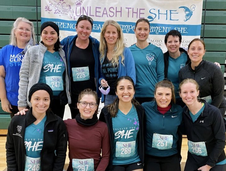 SimritWarring's tweet photo. Unleash the SHE 10k ✔️🏃🏽‍♀️ @MNOvarianCancer @MayoClinic @MayoGynecology @MayoObGynResFel https://t.co/8kmUKZHXjH