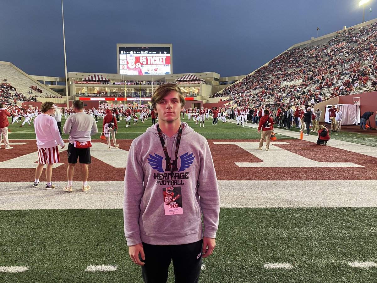 coltonb_25's tweet photo. Great visit at IU last night. Thanks to @Lee_Wilbanks and the rest of the staff for having me. @coachdmc @CoachWrightIU @CoachAllenIU https://t.co/zbB9NZqGgx