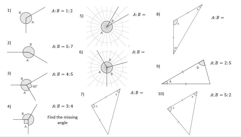 angles and ratio, interweaved