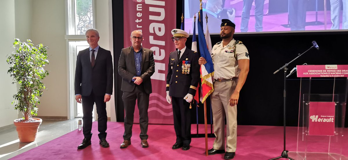danielle_aben's tweet photo. Cérémonie de remise du drapeau à #Anopex34 par @Heraultinfos https://t.co/YwHKqS07nD