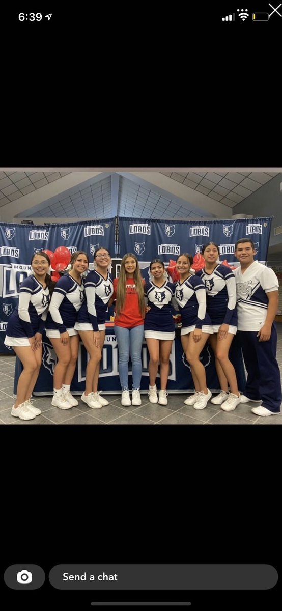 mtviewcheer's tweet photo. Congratulations to @MadelinEstrada4 for signing to Davenport University❤️🖤 #futurepanther #loboswillbeheard #signing @DUCheerleading https://t.co/d0bGwqBUVQ