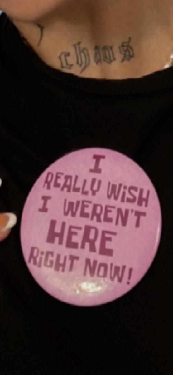 craymusic's tweet photo. found this SpongeBob button that explains how I feel everytime I leave the house https://t.co/LJw7IYURDA