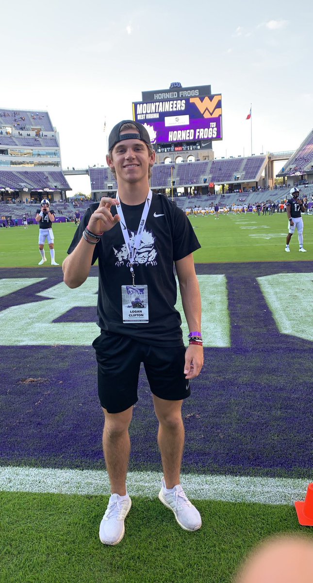 Thank you <a href="/TCUFootball/">TCU Football</a> for the amazing opportunity and the hospitality. I had a good time and a great experience. <a href="/RoundRockFB/">Round Rock Football</a> <a href="/cmoorefrog/">Cody Moore</a> <a href="/realCoachG/">Paul Gonzales</a>