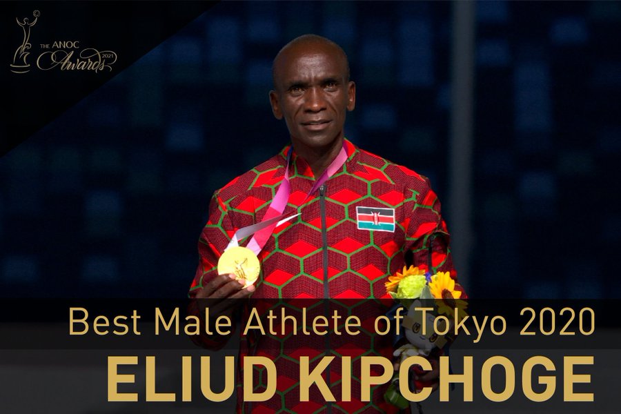 radulllive's tweet photo. Congratulations to Eliud Kipchoge who has been named the Best Male Athlete of the 2020 Tokyo Olympics!

#RadullLive https://t.co/gXRiuQmHA4