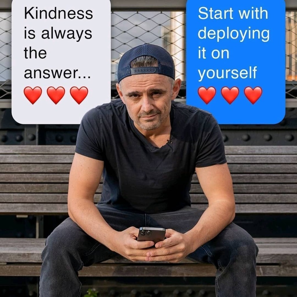 Reposted from <a href="/garyvee/">Gary Vaynerchuk</a>⠀
---⠀
I really need you to understand this ONE THING….⠀
⠀
If you’re always shitting on yourself or saying things like “I suck”, “I’m just u lucky” “I don’t deserve …” or any other stuff that’s not encouraging or kind to you… instagr.am/p/CVbYbiMhDVw/