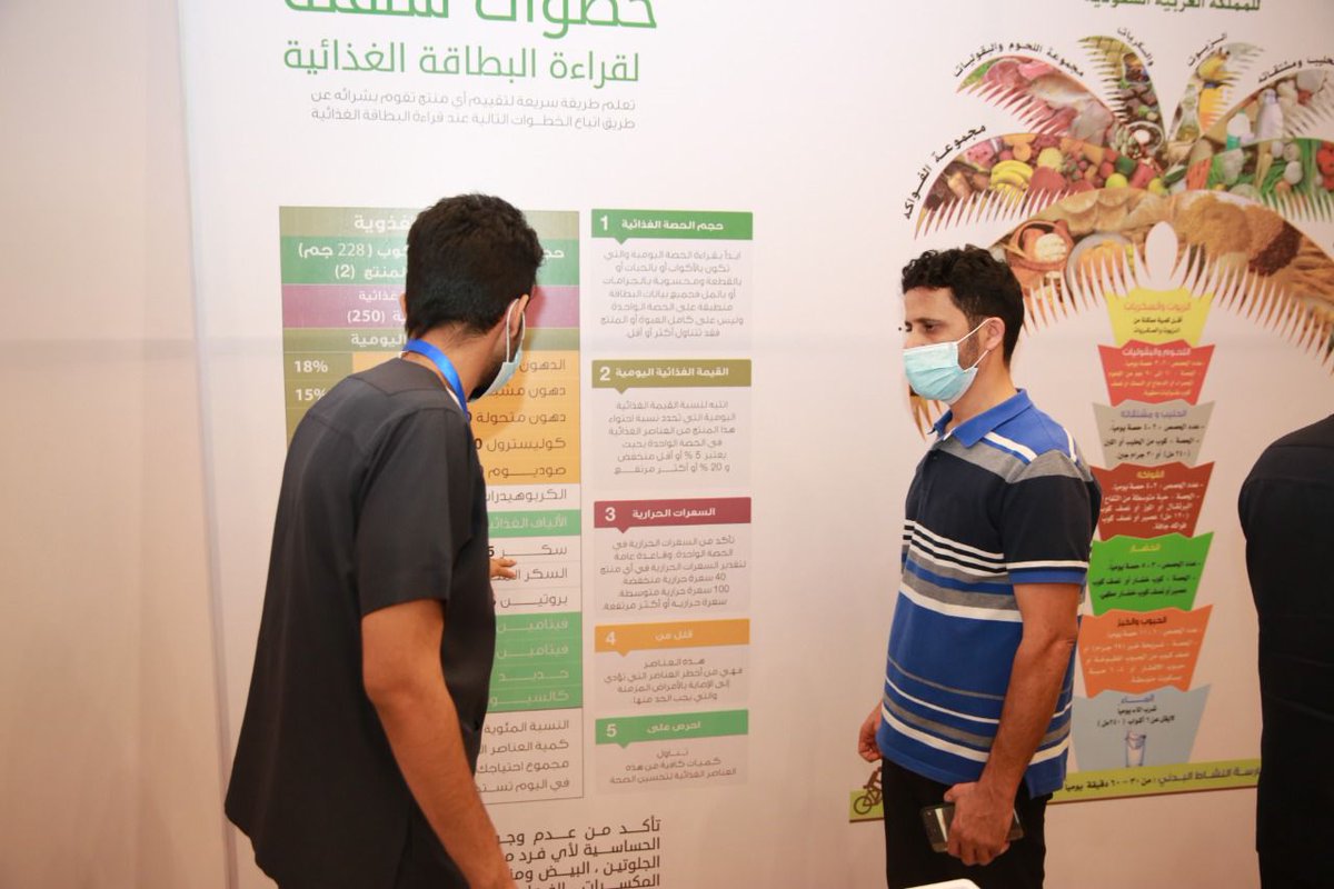 jazan_health's tweet photo. ضمن يوم الغذاء العالمي، #صحة_جازان ممثلًة بــ مستشفى الملك فهد المركزي تنفذ فعالية توعوية اشتملت على عدة أركان توعوية وتثقيفية تستهدف المجتمع للتعريف بالغذاء الصحي لمراحل العمر المختلفة وذلك لرفع مستوى الوعي بالاختيارات الصحيحة واخذ المعلومات من مصادرها الموثوقة. https://t.co/QadgiTdqC5