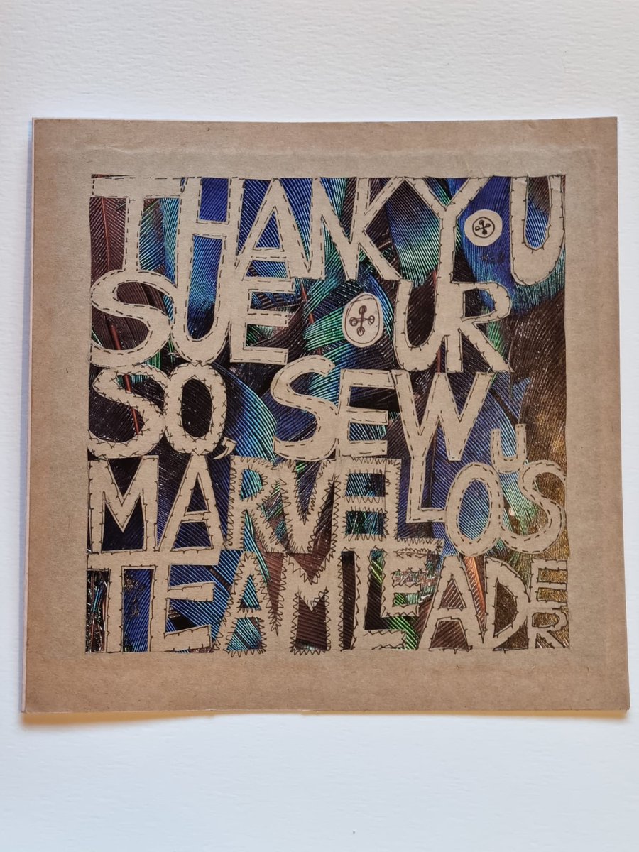 Sew_Marvellous's tweet photo. After endless support and fabulous organisation skills, Sue stepped down from her role of Team Leader. We are all so grateful for all that Sue has given us. She has been a fantastic team Leader. To show our gratitude, we came together and made her a Sew Marvellous gifts🪡🎁 https://t.co/mIwEcJwqjS