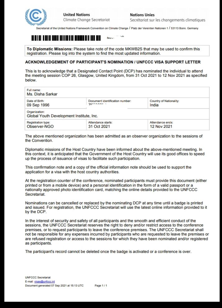 Letter to PM of India 🇮🇳

First Assamese Youth to attend the United Nations Climate Change Conference( <a href="/COP26/">COP26</a> ) as an Official Delegate.

Seek your support <a href="/narendramodi/">Narendra Modi</a>   for meaningful Youth Participation in Climate Action 🌎🌍🌿🌿 <a href="/himantabiswa/">Himanta Biswa Sarma</a>  <a href="/ParimalSuklaba1/">Parimal Suklabaidya</a> <a href="/byadavbjp/">Bhupender Yadav</a>