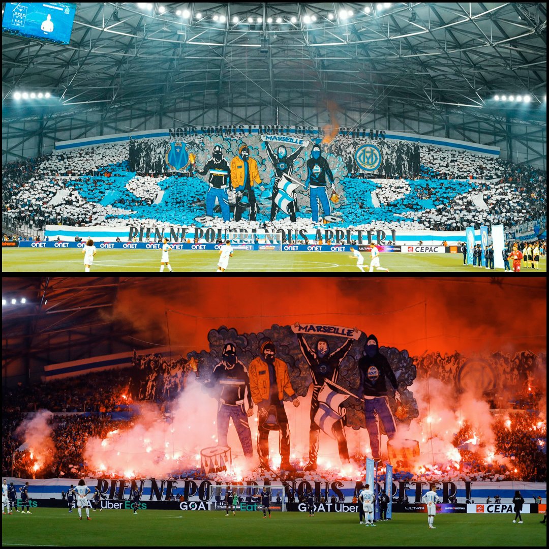 bolavipcom's tweet photo. Por favor, la hinchada del Marsella es IMPRESIONANTE 🔥🤯

De las mejores de Europa sin dudas 🙌👏

📸 @OM_Officiel https://t.co/BtbQztOnw9