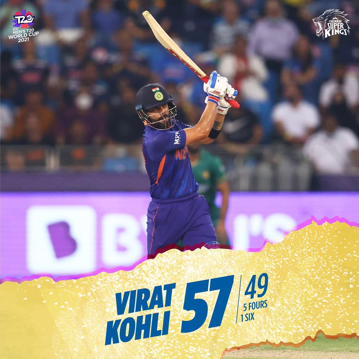 adish_dr's tweet photo. I don’t think it was 
INDIA vs PAKISTAN , 
but it was KOHLI vs PAKISTAN 
and KOHLI Won it ♥️

Not the Match but Hearts ♥️ 
and welcome back to form #Kohli 

What’s Your opinion??

#INDvPAK #IndianCricketTeam #WorldCupT20 https://t.co/feYlpfKlIF