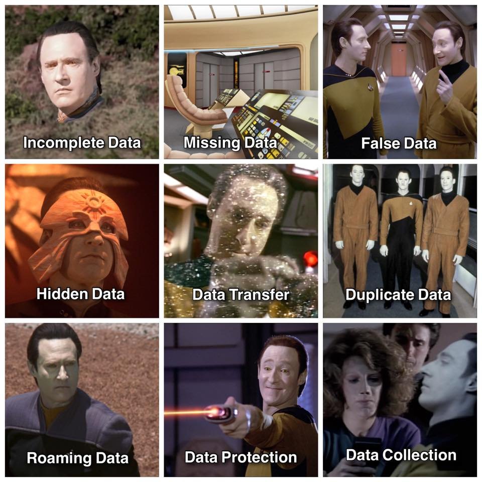 infosec_jcp's tweet photo. @starbreiz @NerdShinobi No one saw the #insiderthreatmodel at #StarFleet iGuess except .. well.. #StarfleetIntelligence 🤭 #Datamemes 🤭🤭🤭🤭 #infosec https://t.co/zSXOQkh5jl
