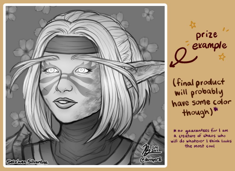 rainbrights's tweet photo. Hey what's up I've decided to do a sketch portrait giveaway for no reason
Retweet to enter. Don't need to follow or reply. 🐸 Winner can request virtually any character or OC from any universe. Provide references and I'll send u a cookie emoji.
Ends at 10pm ET on October 27th https://t.co/lbPoN4uJM1