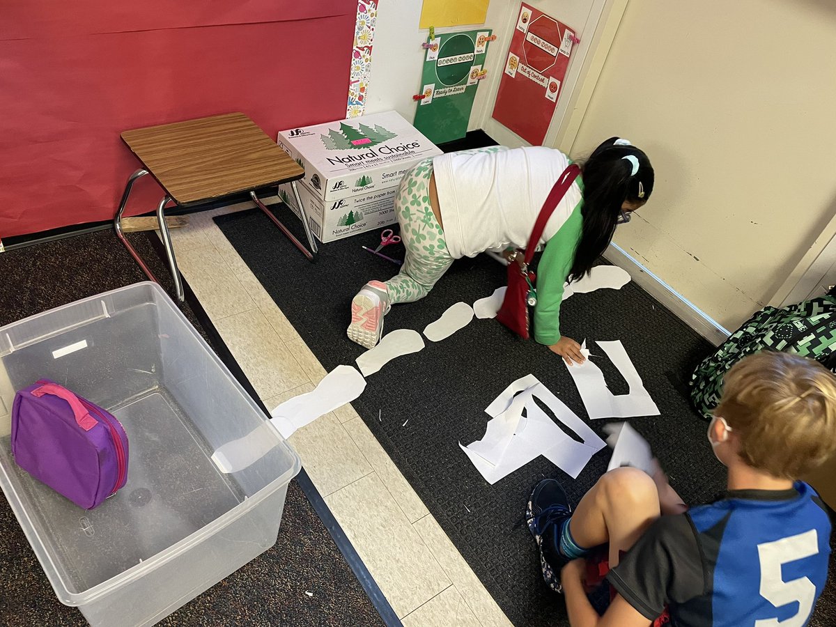 MsJacksonAME's tweet photo. This sure is a big feet for a 2nd grader! That’s what my kids said lol https://t.co/6j6tLkLbKC