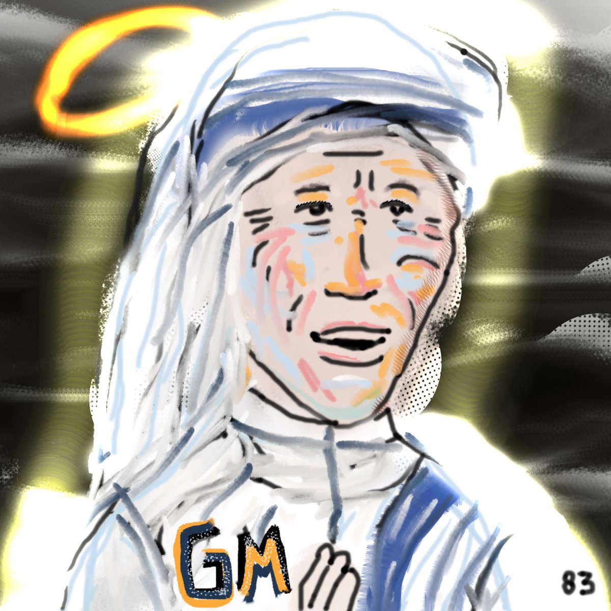 andrestobacia's tweet photo. #83 : GM Mother Theresa @AnyoneGlows available at : https://t.co/AGgRLfnWlP https://t.co/mNFFfndmqJ