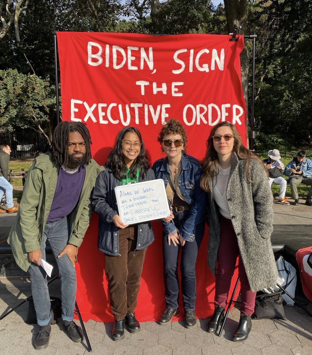 StrikeDebt's tweet photo. Sign the executive order and #CancelStudentDebt @POTUS. https://t.co/Ovh4epJZ1P
