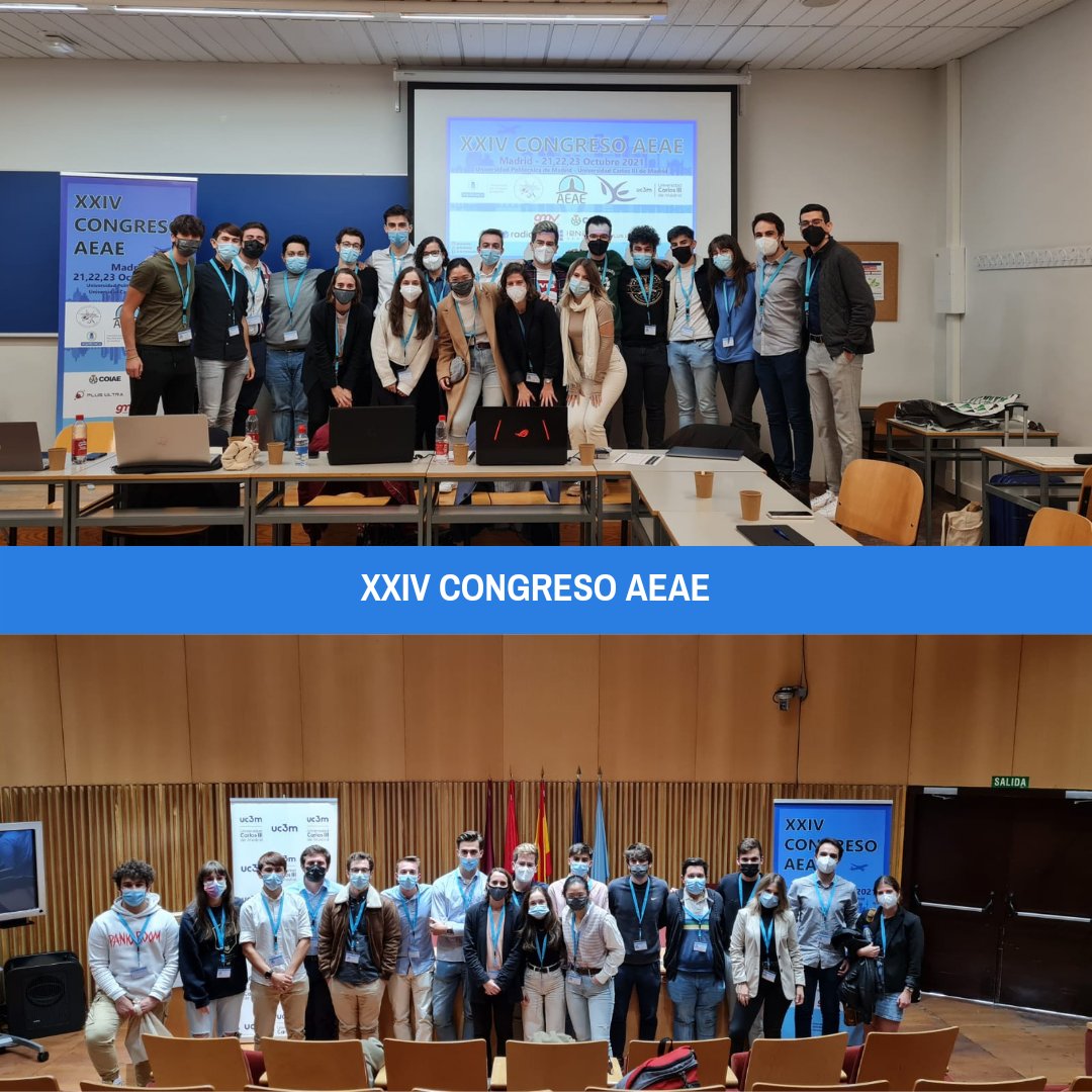 📢Nuestra Delegación de Alumnos presente en el XXIV Congreso de la <a href="/AEAEinfo/">AEAE</a> 
Enhorabuena a dos de nuestros representantes por sus nuevos cargos en la AEAE:
➡️Álvaro García Cabezas: nuevo Secretario
➡️Alicia Pérez Clavería: nueva Tesorera