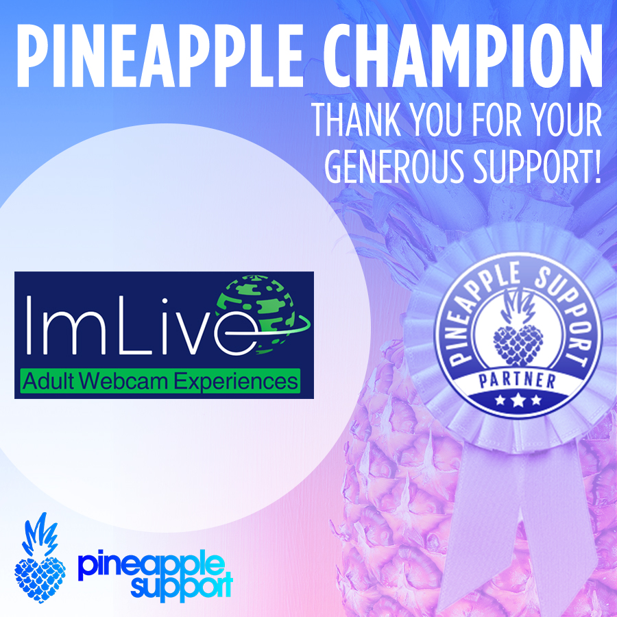 PineappleYSW's tweet photo. A special thank you goes out to @ImLiveCom, a friend and sponsor of Pineapple Support. We truly appreciate your and support. Thank you 💕🍍💕 https://t.co/9vDiaWAOop