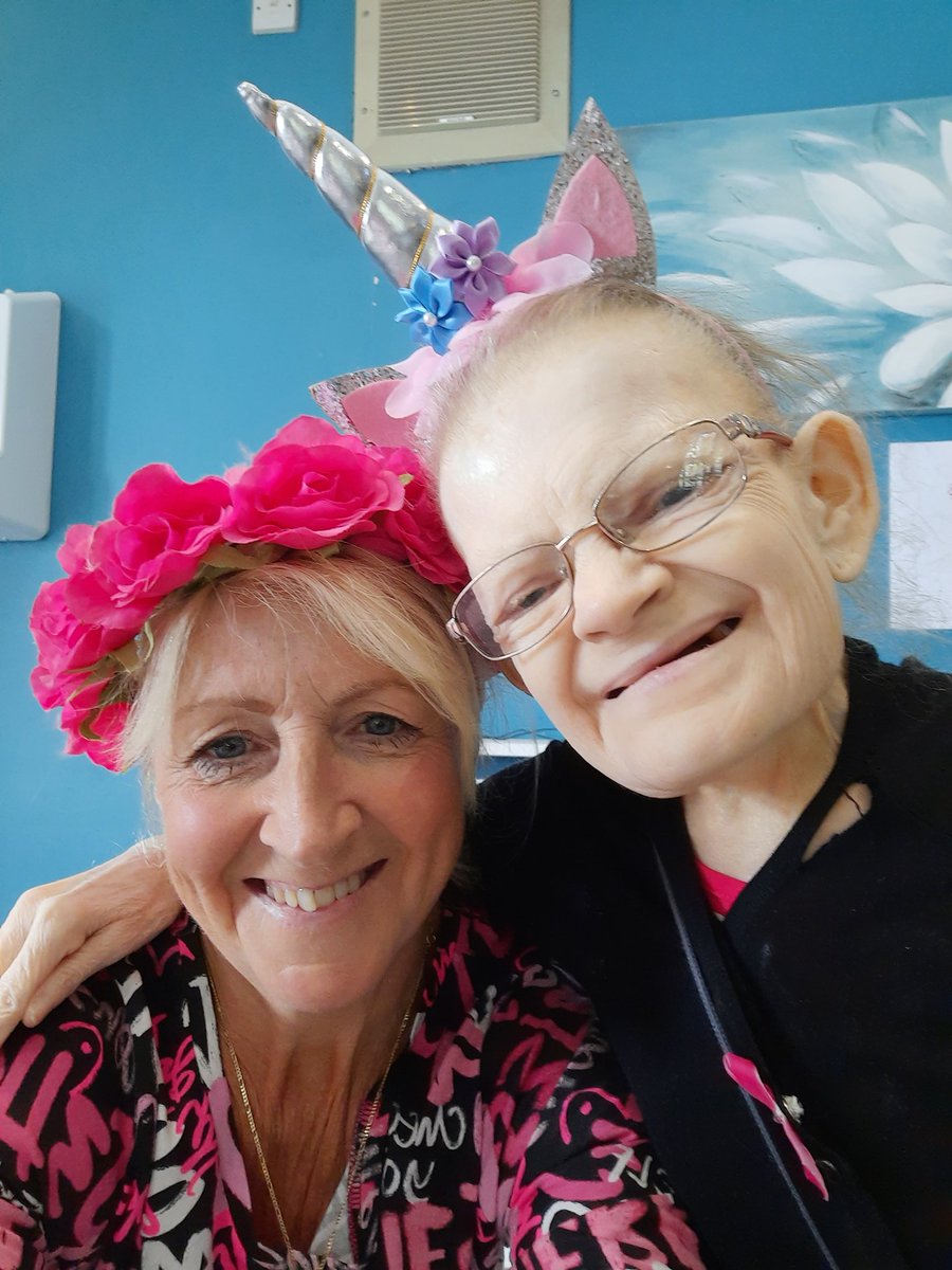 #WearItPink for <a href="/BreastCancerNow/">Breast Cancer Now</a>.
Great day today afternoon tea and cake sale with the people we support, still no families this year but hopefully next year but we still did good £103.50
