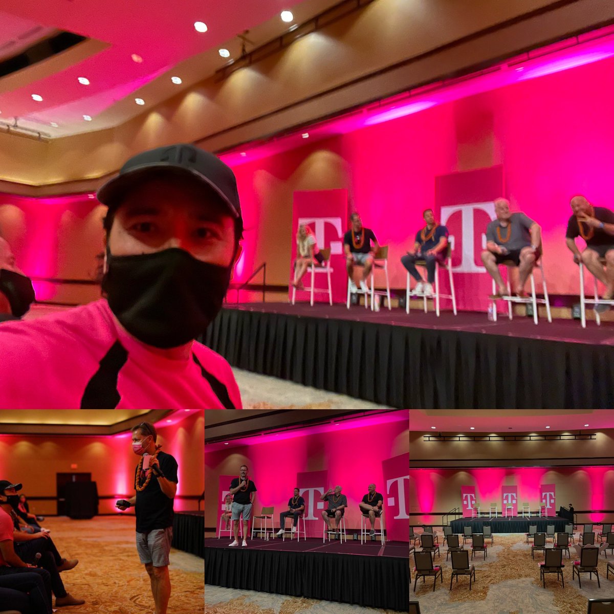 kanaks73's tweet photo. Super fun SLT in Hawaii!  Feeling recharged and ready to close out Q4 strong💪 🤙. Thanks for getting us hyped up @MikeSievert @JonFreier @CallieField @NevilleRay @Mike_Katz #Tmobile #Hawaii #HiCentral #PearlKai #PKpride #Hi #Magenta https://t.co/TtToIgvg6a