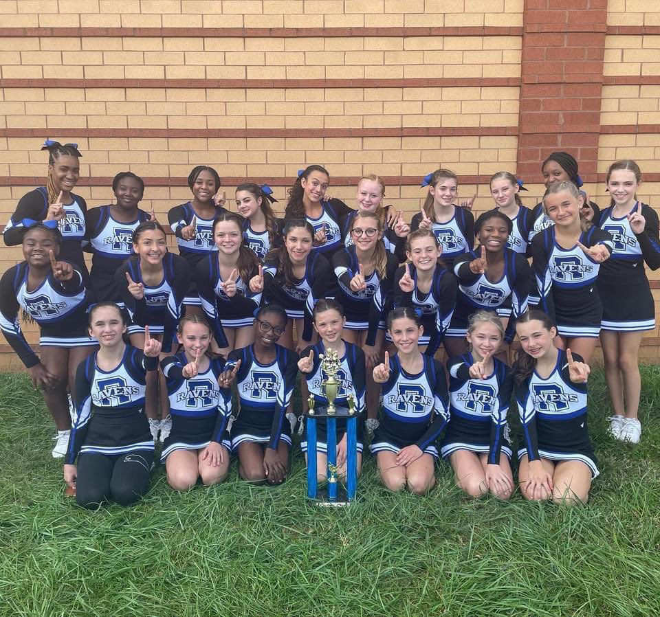 RMSRavens's tweet image. Great start to the competition season! First place at the Middle Tennessee Cheer Classic!