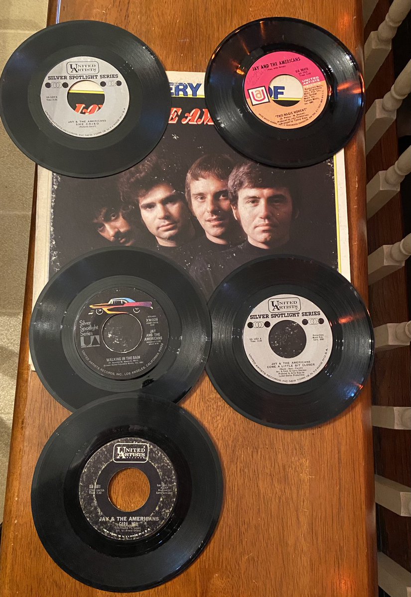 jackybambam933's tweet photo. My Dad Poppa BamBam showing me his JAY BLACK Vinyl catalog.We lost a great voice,JAY BLACK of JAY & THE AMERICANS. They opened for the Beatles & Founding members of Steely Dan played in his his solo band.Thanks Dad! #RIPJayBlack @933WMMR @RollingStone https://t.co/uSVl5x2rGC https://t.co/rOL2B0uMCi