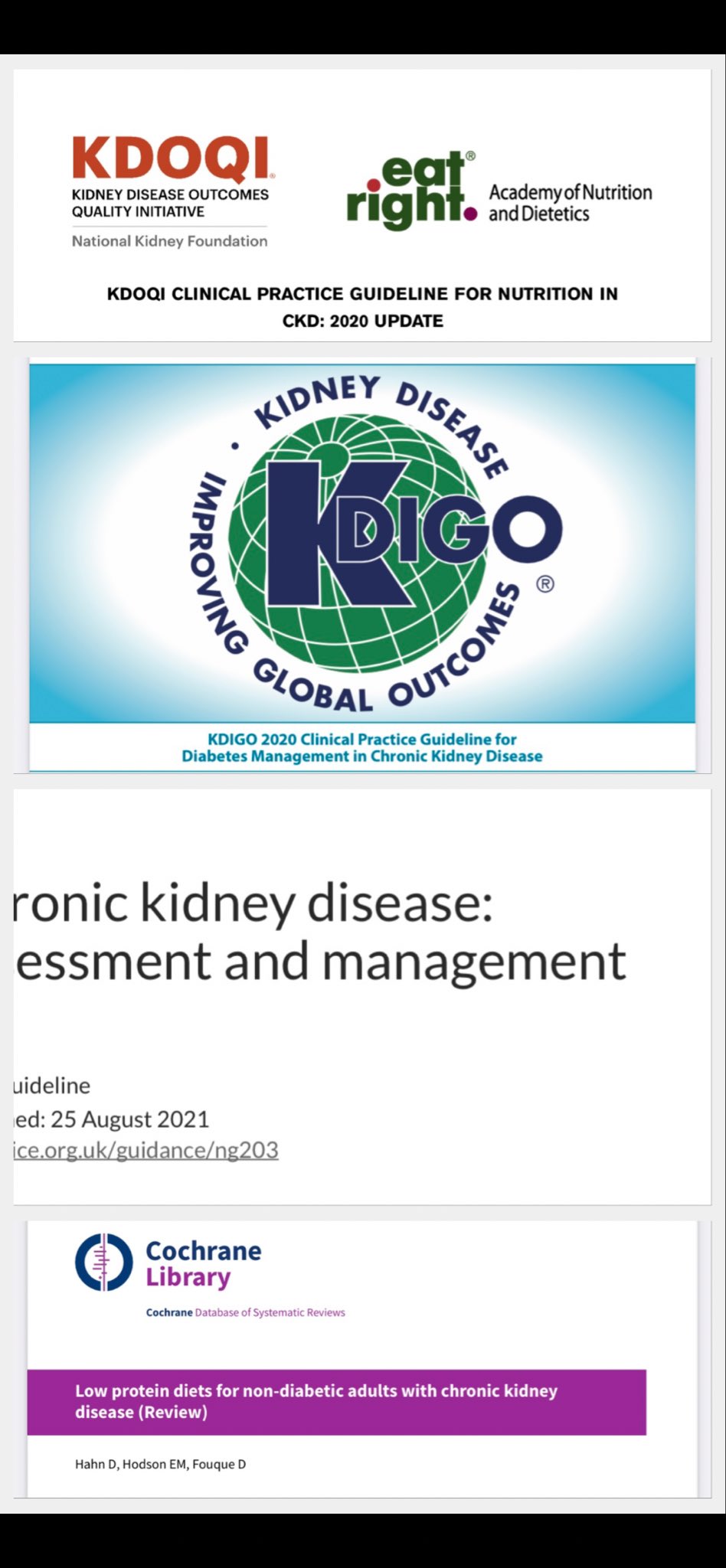 Bruno 6 Must Read Critically Appraise 1 Kdoqi T Co Ydodzmduzq 2 Kdigo T Co Yyi21qvbwx 3 Cochrane T Co K0lsbejqfq 4 Nice 21 T Co Oobsoofu5e 5 Espen 21 T Co Bnjnluj7dn 6