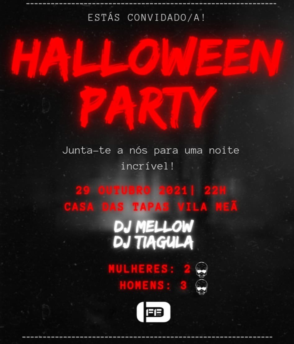 2022_off's tweet photo. A PRIMEIRA FESTA DA OFF 2022!! 💀
Estamos todos prontos para vos dar a melhor noite de halloween possível e só queremos que te possas divertir à grande.
Vem vestido a rigor para que possas ganhar o prémio de melhor disfarce! 
Contamos convosco, qualquer dúvida mandem mensagem. 🖤 https://t.co/cQnVuLc7N2