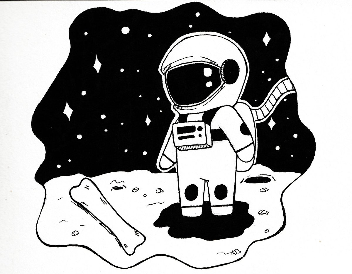 DreamNerdy's tweet photo. #inktober #giorno24 #estinto https://t.co/uBgmxZcGIA