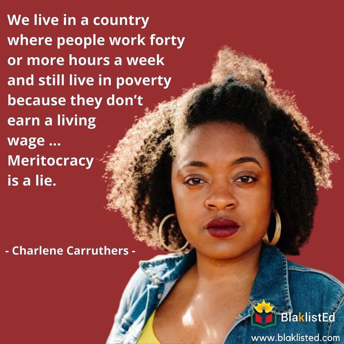 Get key ideas from bestselling books in 15-minute audio formats. 📚🎧 Download Free &amp; Subscribe, today at blaklisted.com

#CharleneCarruthers #blaklistedapp #livingwage #meritocracy #endpoverty #civilrights #humanrights #blackliberation #socialjustice #economicjustice