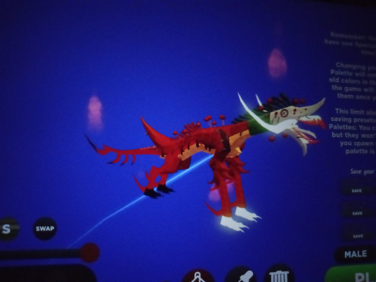 ThiswasE_rock's tweet photo. I got Undoli today!
Heres the joker version.
#Joker #CreaturesOfSonaria #roblox #undoli https://t.co/6JRLr6vwze