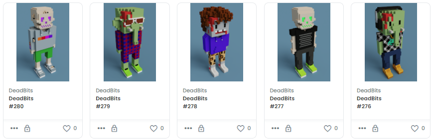DeadGangNFT's tweet photo. New Drop - DeadBits 💀 @opensea 0.029 ETH

https://t.co/DAfFiNi0UV
https://t.co/I2ybjsoPcl
https://t.co/cAPvy9dmug
https://t.co/A1hraHfQ8Q
https://t.co/06zaHzMLlW

#nft #nftart #cryptoart #NFTcollectibles #deadbits #DropNFT #opensea #NFTs https://t.co/mNf74GHipp