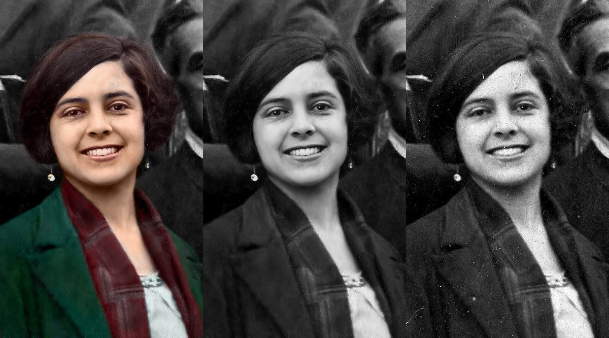 A petición de <a href="/Famelica_legion/">Famélica legión🔻</a> he restaurado y coloreado esta fotografía de Aurora Picornell (Breve hilo):