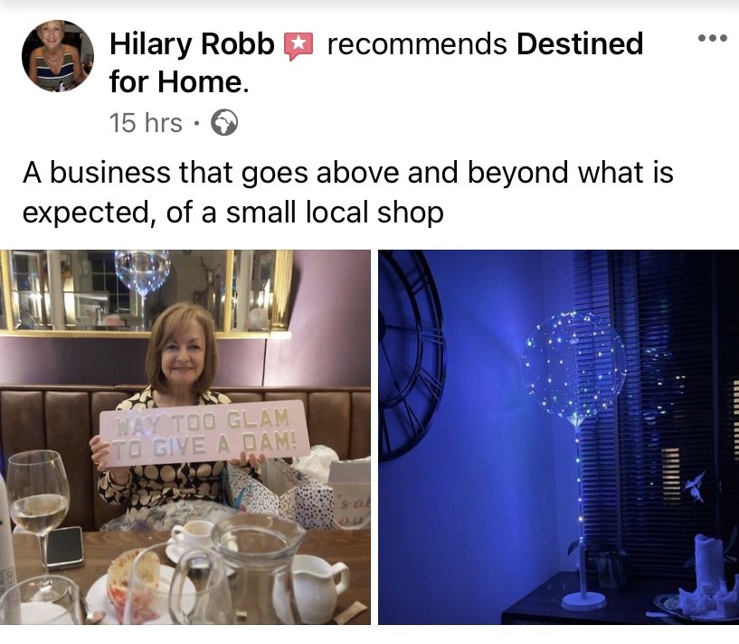 destined4home's tweet photo. Itβs so kind when the recipient loves her presents so much she lets you know π
So much appreciated especially in these difficult times
@destined4home #bespokesign #sayitonasign #createyourownsign #shopleith #ledballoon #lightupballoon #constitutionstreet #scotlandloveslocal https://t.co/OQxJjHKcFC
