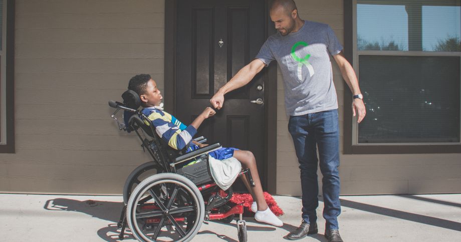 ChiveCharities's tweet photo. 5 yrs ago, we met Gershon. @ChiveNation went above & beyond to exceed our goal for him, by providing an eye-gaze machine & wheelchair accessible van for a total of $84,118. This week, we’re calling on you again to change another life. Stay tuned to make the world 10% happier. https://t.co/hdjMpjJkoS