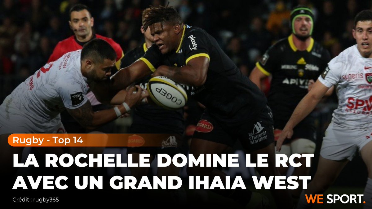Pour le 59ème guichet fermé à Marcel-Deflandre, le Stade rochelais a dominé un RCT trop faible pour espérer un autre résultat (39-6). 
👉bit.ly/3Cel0tL