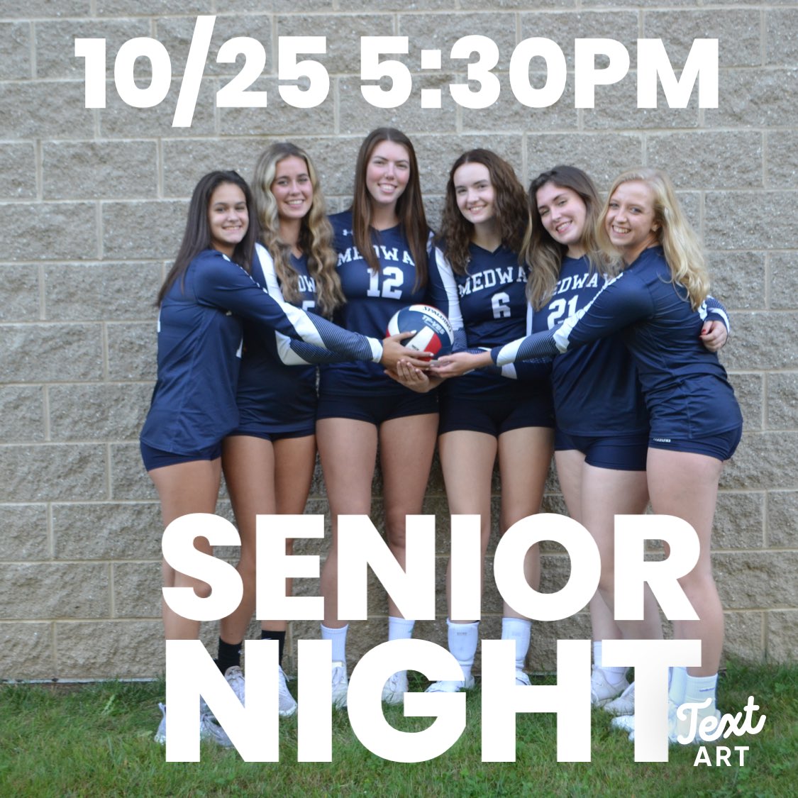 MHSVolleyball7's tweet photo. Congrats to Katie, Amy, Maggie, Grace, Anna &amp; Emily! https://t.co/H0KsGjkUIs