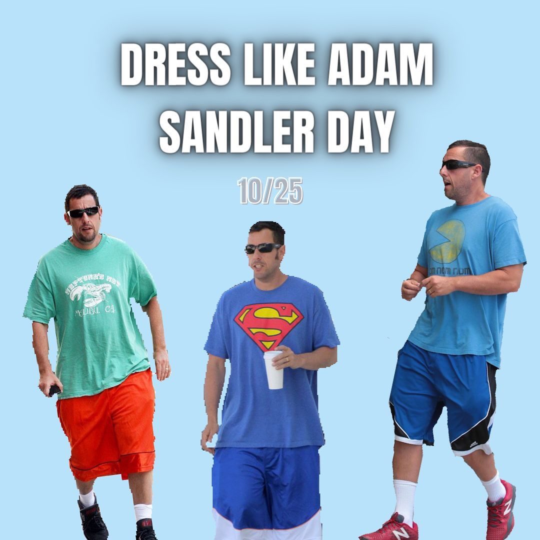 dress like adam sandler day