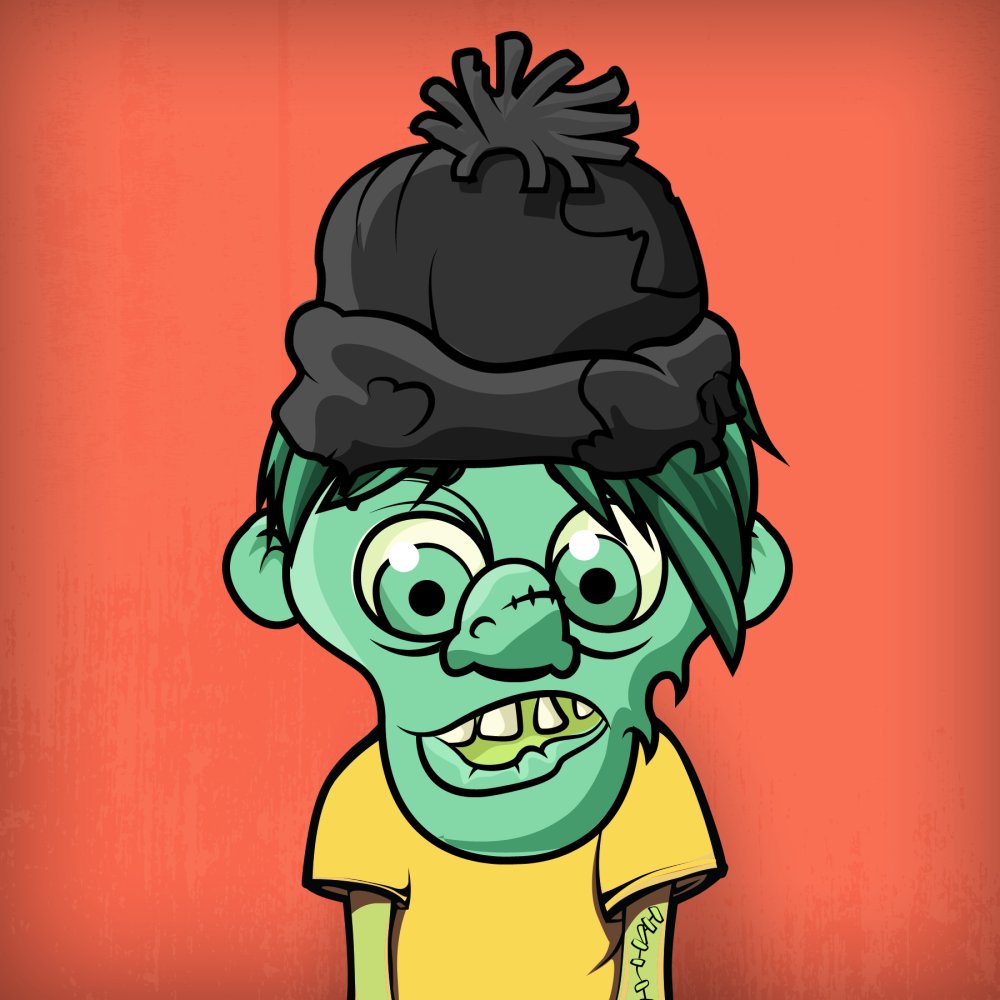Minted my very first #nft on #solana Friday - <a href="/DeadBoredSols/">DeadBoredSols - MINT LIVE! 0.666 SOL</a> zombie #7 - so glad to part of some of these great communities. #crypto #brains