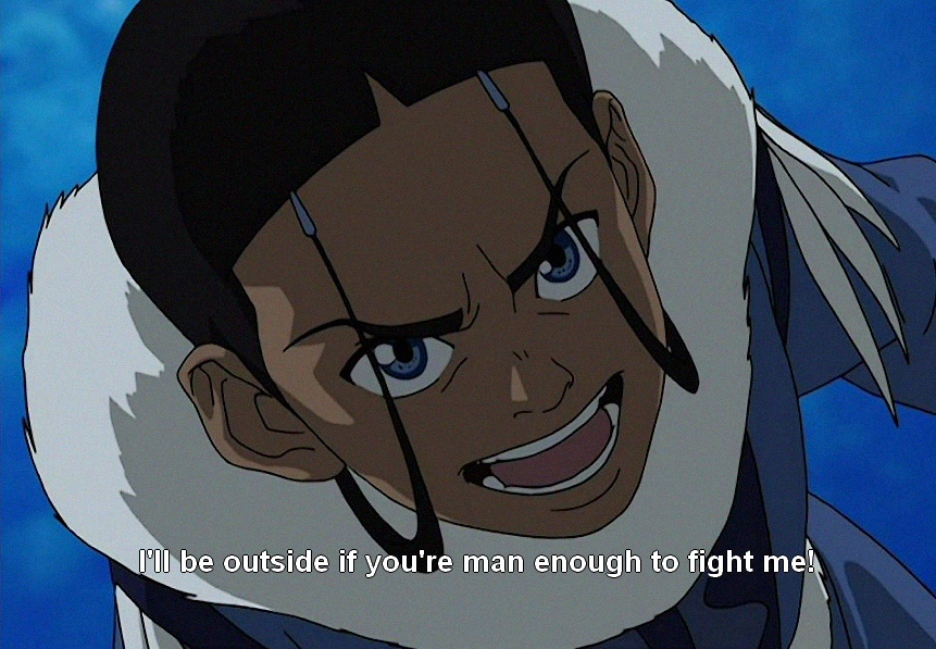 firelorddany's tweet photo. if there's one thing the girls in avatar the last airbender are gonna do it's humiliate a bunch of grown men https://t.co/gccLvwI5hN