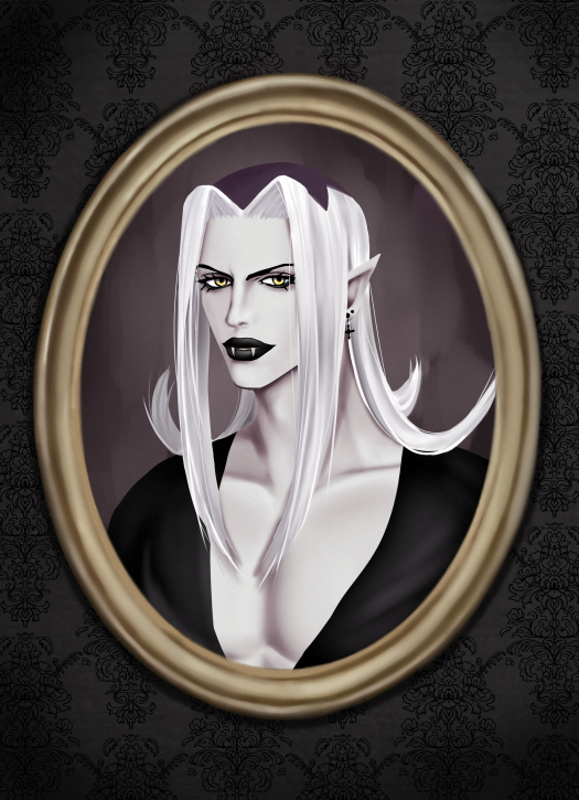 ghost_pyre's tweet photo. Every vampire needs a pretty portrait to hang in their castle. 
#ABBAWEEKEND21 https://t.co/YRvI3OrKKS