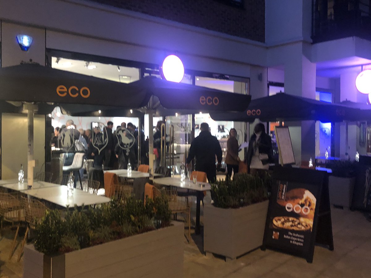 Sal_CDG's tweet photo. Pleased to announce the opening of ECO Riverside Pizza Restaurant in Jerome Place, Kingston, on the former site of Carluccios. I acted for the Sami Wasif, the owner of ECO and the co-founder of Franco Manca. #pizza #sourdough #entrepreneur #newopenings #cdgdonedeal #ecopizzaLDN https://t.co/nHV8oEQi7F