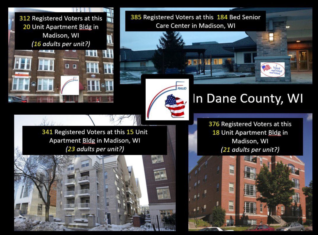 Finallymybreath's tweet photo. @refinedmess @Congressgohome @TomBevanRCP Here’s a small part of #WisconsinElectionFraud #Elections2020 #ElectionFraud https://t.co/hPsfN6rnEf